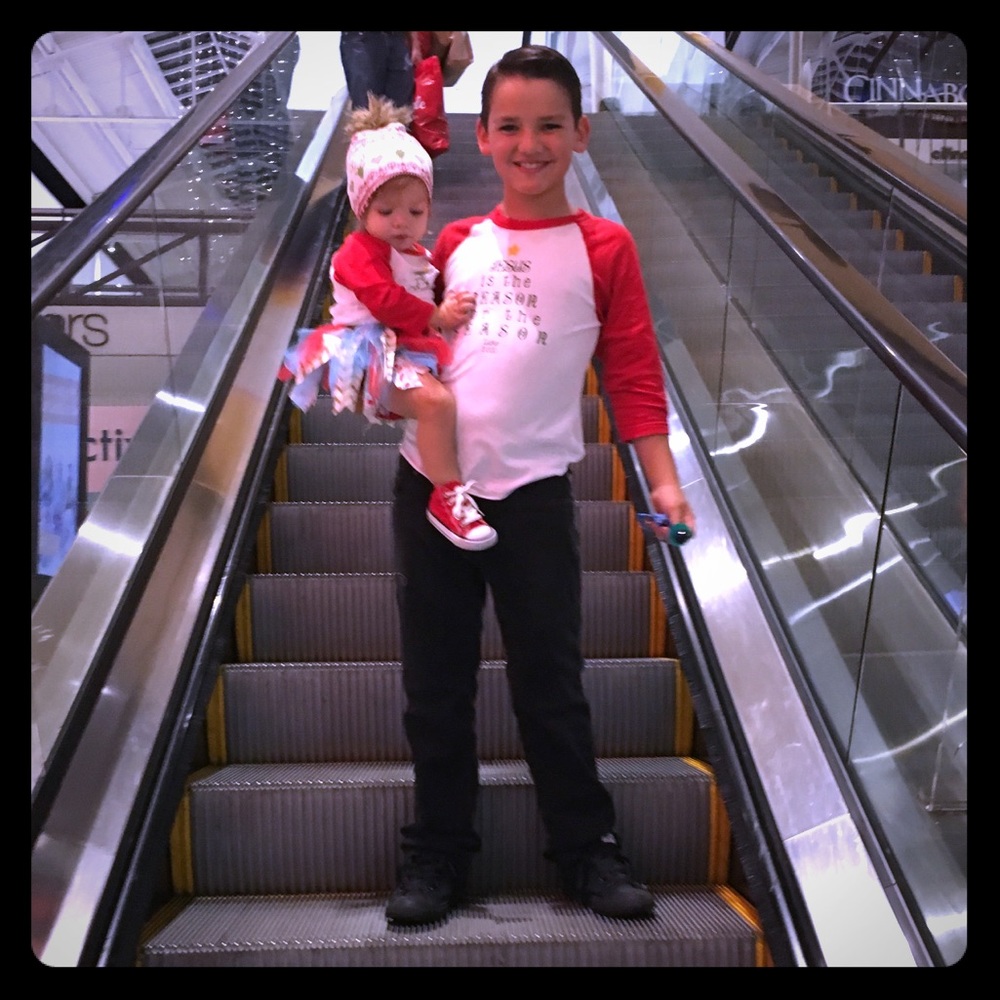 Toddler small shop Christmas beanie & tutu